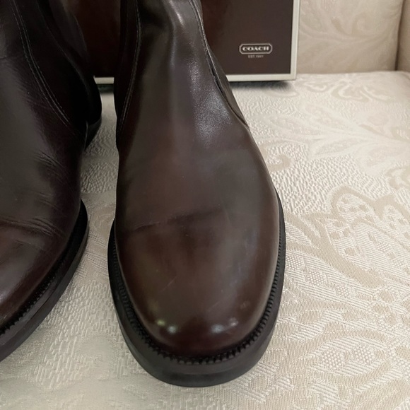 Coach brown leather Sawyer calf boots – very gently loved. Great style! - Picture 4 of 11